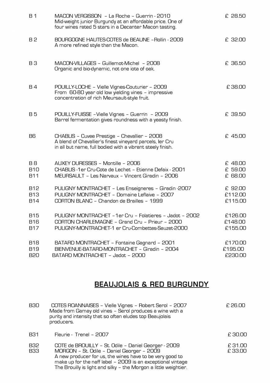  Pricelists of Mr Underhillâ€™s Restaurant with Rooms Dinham Weir - Photo 9 of 26
