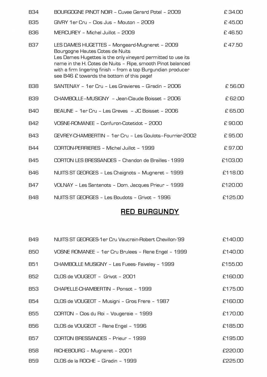  Pricelists of Mr Underhillâ€™s Restaurant with Rooms Dinham Weir - Photo 10 of 26