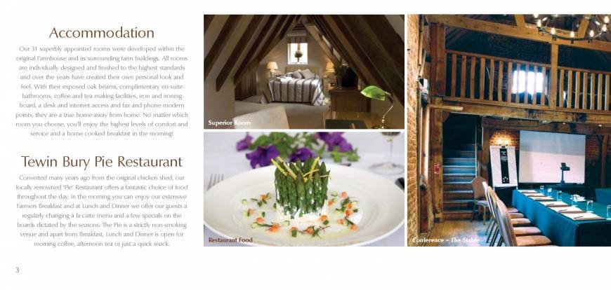  Pricelists of Tewin Bury Farm Hotel Hertford Road (B1000) - Photo 12 of 32