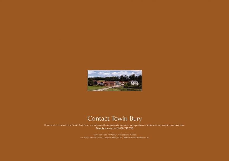  Pricelists of Tewin Bury Farm Hotel Hertford Road (B1000) - Photo 24 of 32