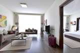 One bed room apartment â€“ living room Novotel Abu Dhabi Gate Road 34, Gate City Bain Al Jessrain 