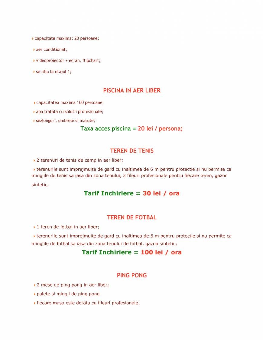  Pricelists of Complex Astoria Snagov Sos. Snagovului - Photo 3 of 4