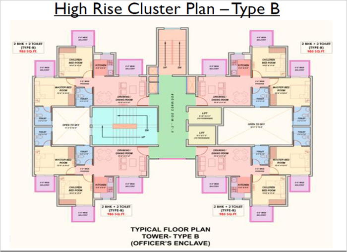  Supertech Officers Enclave of Supertech Officer's Enclave-Offering Independent Floors for Govt Emp. Sohna Road, Sector 2, Gurgaon - Photo 16 of 16