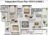  Supertech Officer's Enclave-Offering Independent Floors for Govt Emp. Sohna Road, Sector 2, Gurgaon 