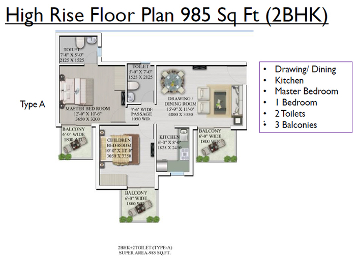  Supertech Officers Enclave Sohna Road Gurgaon of Supertech Officers Enclave Independent Floors Gurgaon Sohna Road, Sector 2, Gurgaon - Photo 13 of 17