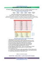 Menus & Prices, Acetronics PCBs, Liverpool