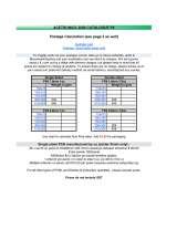 Menus & Prices, Acetronics PCBs, Liverpool