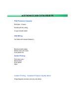 Menus & Prices, Acetronics PCBs, Liverpool