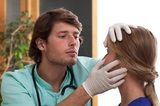working in our dry eyes clinic Manchester Dry Eyes Clinic 1 Granville Avenue 