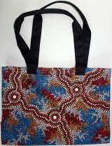 Bags made from 80% recycled PET (plastic bottles), Hogarth Arts Australia, Strathpine