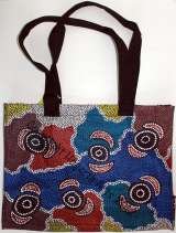 Bags made from 80% recycled PET (plastic bottles), Hogarth Arts Australia, Strathpine