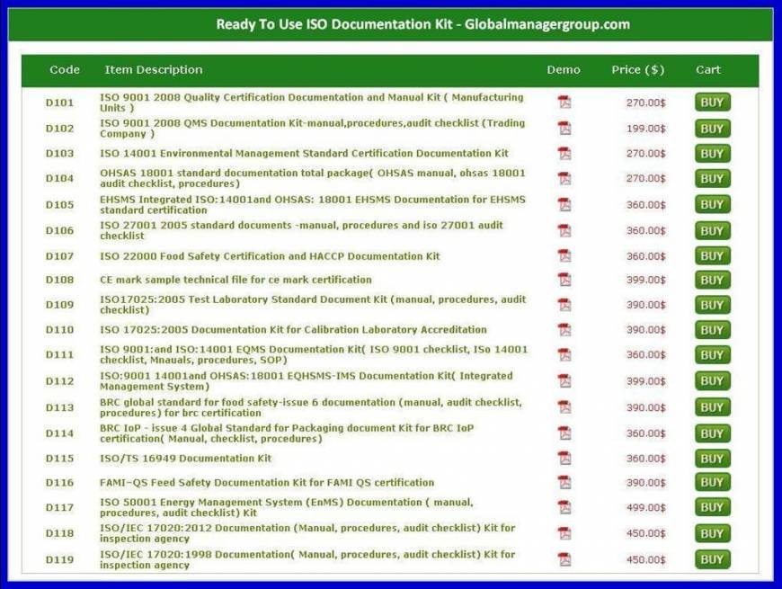  Pricelists of ISO Certification Consultancy 904, Samudra Annexe, Off. C.G. Road - Photo 2 of 2