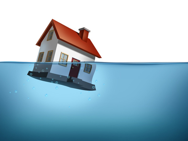 Sinking home and housing crisis with a house in the water on a white background showing the real estate housing concept of the challenges of home ownership and the business of mortgage rates payments. Profile Photos of DRYSTAR Trocknung und Entfeuchtung Triester StraÃŸe 122 - Photo 3 of 6