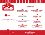 Freddys Thornton CO menu 1, Freddy's Frozen Custard & Steakburgers, Thornton