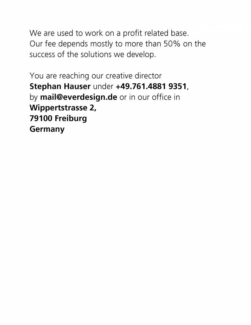  Pricelists of everdesign | industrial design studio Konradstrasse 19 - Photo 1 of 1