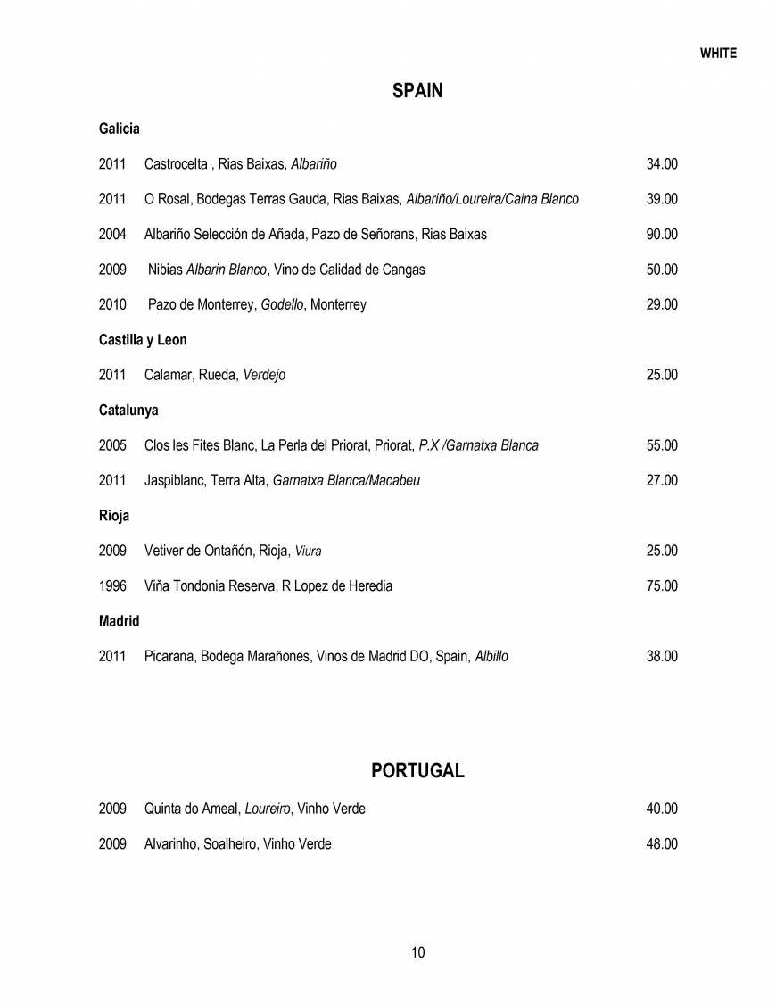  Pricelists of The Glasshouse Restaurant- Kew 14 Station parade, Kew - Photo 10 of 28