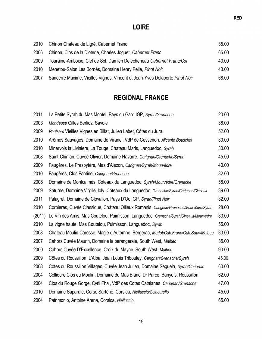  Pricelists of The Glasshouse Restaurant- Kew 14 Station parade, Kew - Photo 19 of 28