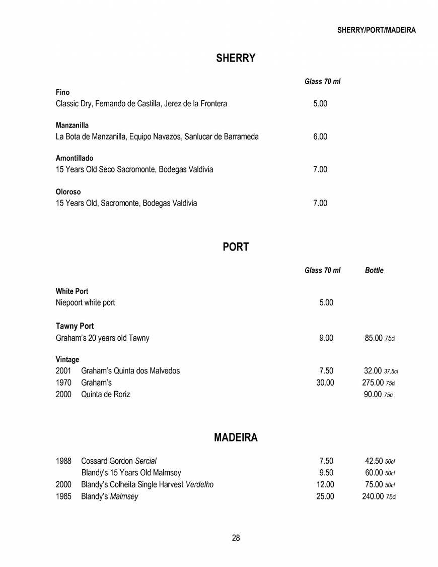  Pricelists of The Glasshouse Restaurant- Kew 14 Station parade, Kew - Photo 28 of 28