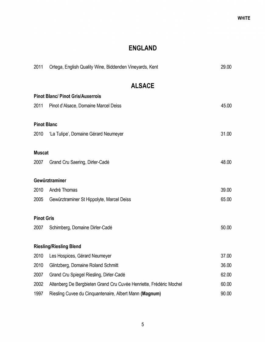  Pricelists of The Glasshouse Restaurant- Kew 14 Station parade, Kew - Photo 5 of 28