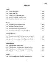 Menus & Prices, The Glasshouse Restaurant- Kew, London