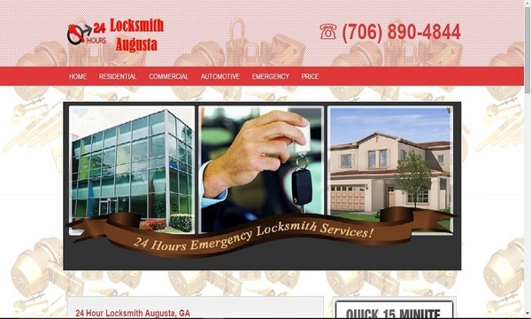  Pricelists of 24 Hour Locksmith Augusta, GA 3600 Walton Way Ext, - Photo 1 of 1