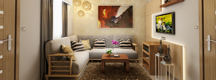 Living Room Design Online Online Home Interior Design Collection of Online Interior Designer for Home - Kataak Sector 2, Near Sector 15 metro Station Noida - Photo 1 of 4