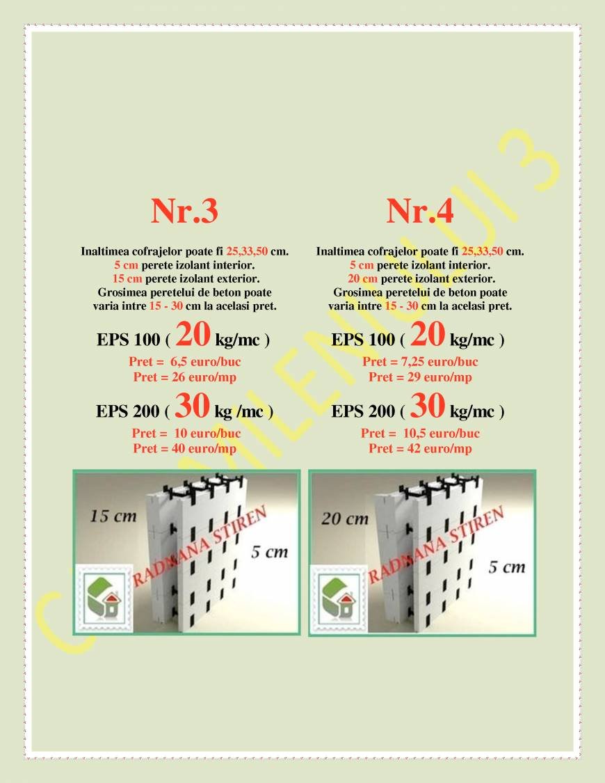  Pricelists of COFRAJE DIN POLISTIREN PENTRU CONSTRUCTII Piata 1 Mai nr. 3 - Photo 4 of 8