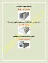 Menus & Prices, COFRAJE DIN POLISTIREN PENTRU CONSTRUCTII, Cluj- Napoca