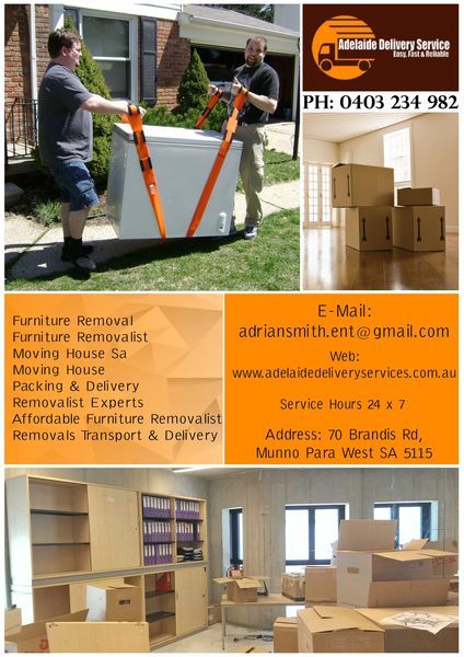  Profile Photos of Adelaide Delivery Services |  Home Furniture Removalist in Adelaide 70 Brandis Rd, Munno Para West - Photo 1 of 1