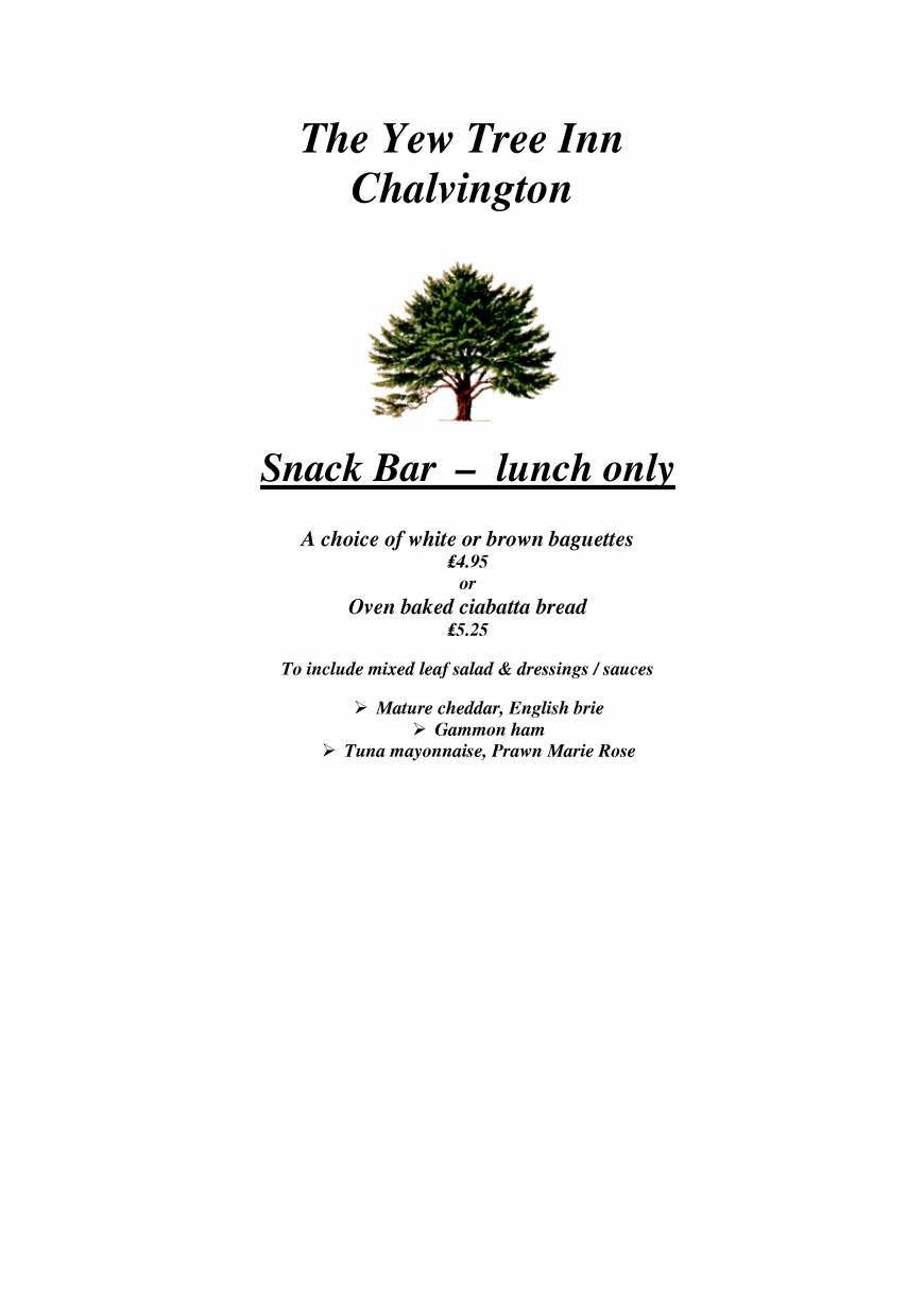  Pricelists of The Yew Tree Inn - Chalvington Chalvington Road - Photo 9 of 14