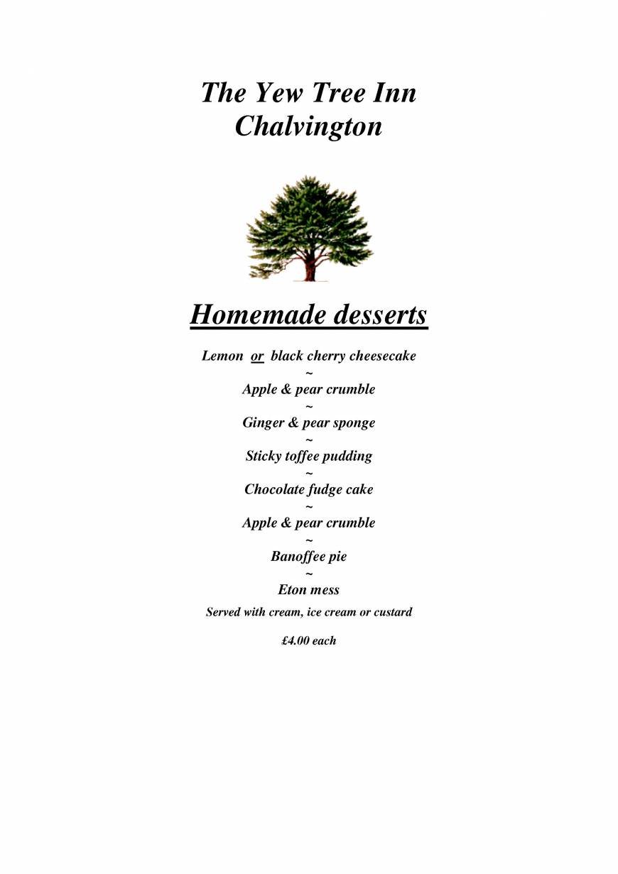  Pricelists of The Yew Tree Inn - Chalvington Chalvington Road - Photo 14 of 14
