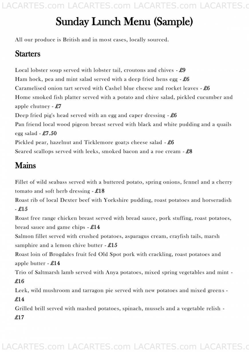  Pricelists of Deeson's British Restaurant - Canterbury 25/26 Sun Street - Photo 5 of 6