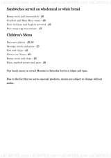 Menus & Prices, Deeson's British Restaurant - Canterbury, Canterbury