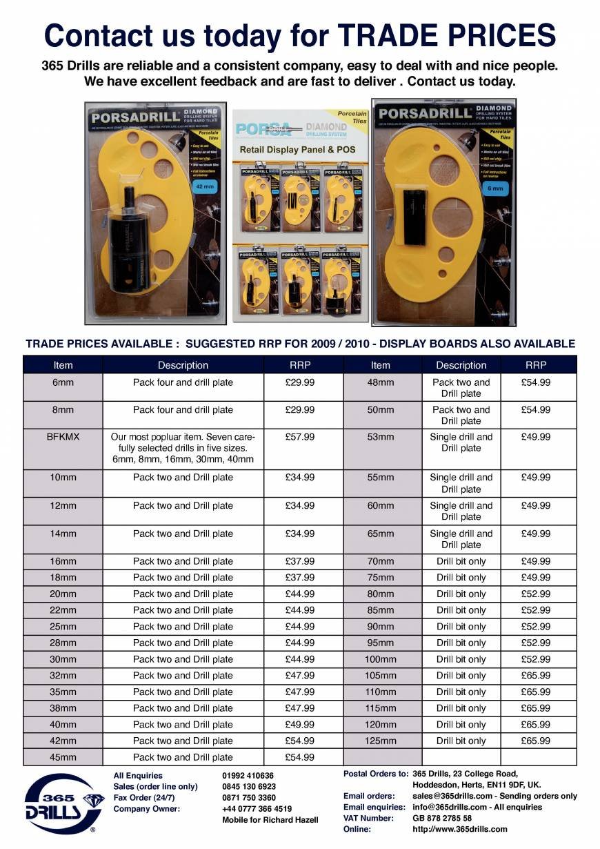  Pricelists of 365 Drills 23 College Road - Photo 2 of 4