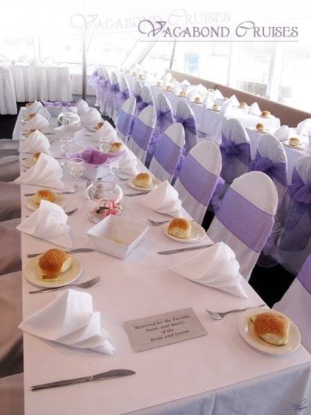 Purple wedding onboard MV Spirit Profile Photos of Vagabond Cruises 37 Bank St - Photo 2 of 15