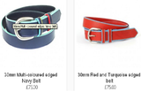 Menus & Prices, LBB-belts, Woolwich