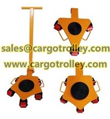 Rotating moving skates every wheels can swivel 360 degree, qingdao