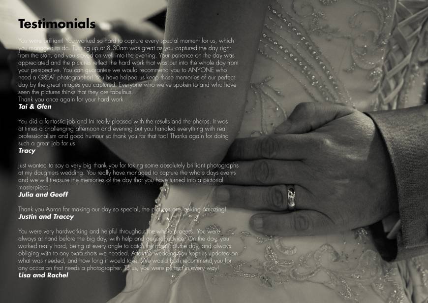  Pricelists of Aaron Murrell Photography Queen Street - Photo 6 of 8