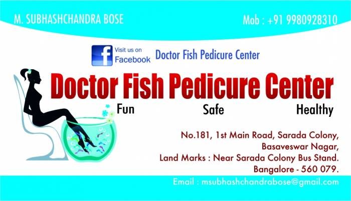  Profile Photos of doctor fish pedicure center no.181, 1st main road, sarada colony, basaveswar nagar - Photo 8 of 9