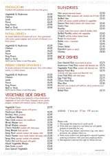 Menus & Prices, Zara Indian Cuisine, Mayland
