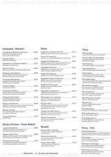 Menus & Prices, pinocchios restaurant - authentic italian - pasta - pizzeria - canterbury, canterbury