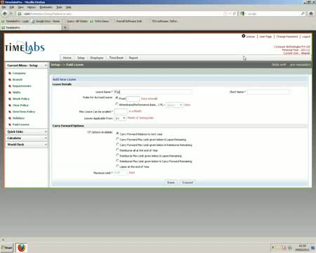 How to Create Leave Policy in Timelabs_(360p).flv