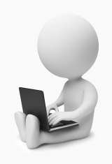 3d small people working on the laptop. 3d image. Isolated white background., Kent Payroll Services Limited, Bromley