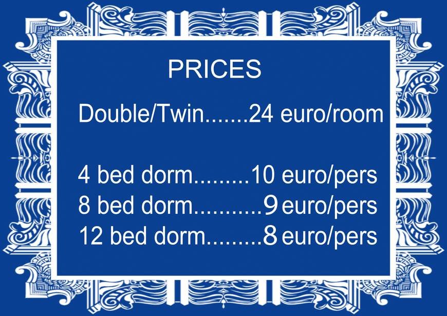  Pricelists of The Midland Hostel Str. Biserica Amzei no. 22 - Photo 1 of 1