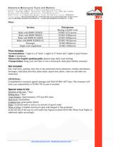 Menus & Prices, Adventure Motorcycle Tours and Rentals, Turda