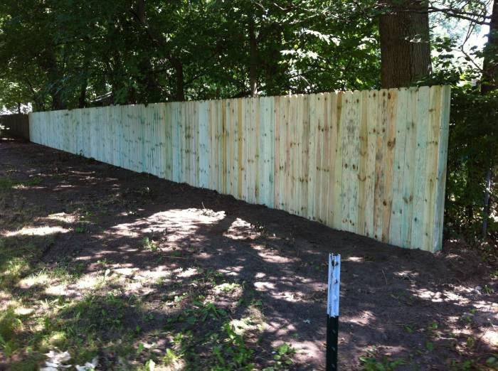 6' Treated dog ear wood privacy fence installed in Niles, MI Profile Photos of Custom Fence Company 2265 reum rd - Photo 1 of 49 6' Treated dog ear wood privacy fence installed in Niles, MI Profile Photos of Custom Fence Company 2265 reum rd - Photo 1 of 49
