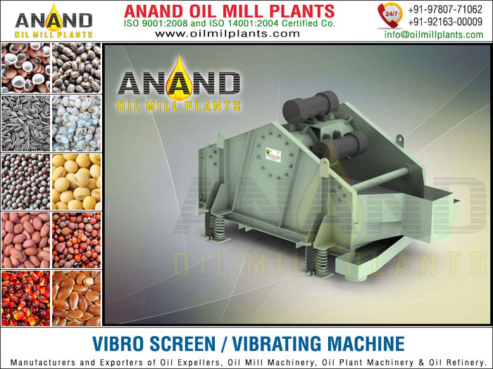 Vibro screen Manufacturers Exporters Distributors in India Punjab Ludhiana +91-92163-00009 http://www.oilmillplants.com<br />
 New Album of oil expeller machines, oil refinery plant, steam ibr boiler in India 677, Industrial Area- - Photo 2 of 25