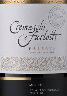Chilean Wine from Cremaschi Furlotti Cabernet Sauvignon, Merlot Profile Photos of Purple Oak Wines & Gifts Block 4 #02-131 Queen's Road - Photo 2 of 5 Chilean Wine from Cremaschi Furlotti Cabernet Sauvignon, Merlot Profile Photos of Purple Oak Wines & Gifts Block 4 #02-131 Queen's Road - Photo 2 of 5