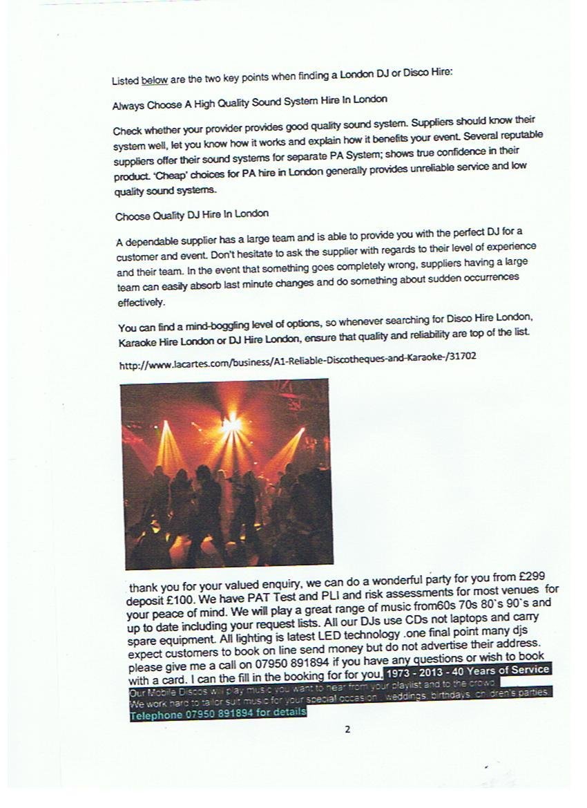  Pricelists of A1 Reliable Discotheques and Karaoke 132 Chase Way - Photo 4 of 4