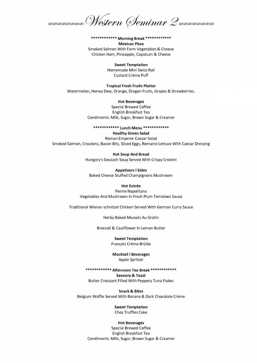  Pricelists of Friends Alley Catering 8A Admiralty Street #07-17 - Photo 28 of 39